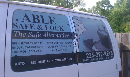 Locksmith «Able Safe & Lock», reviews and photos, 10459 Airline Hwy, Baton Rouge, LA 70816, USA