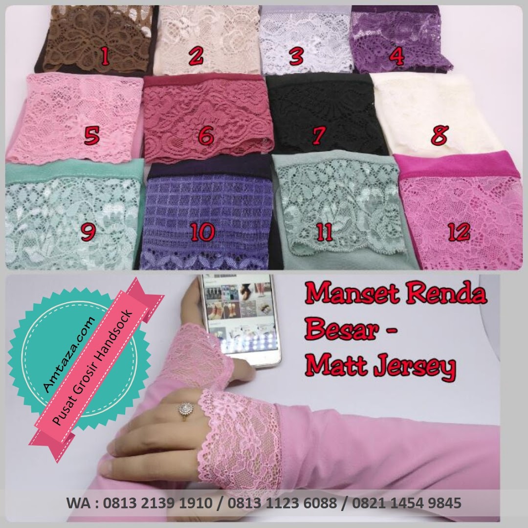 Amtaza Produsen Handsock Manset Tangan, Celamis Dan Inner Hijab Berkualitas