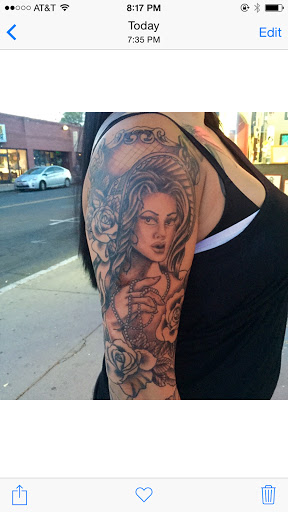 Explore line drawing tattoo ideas, creative tattoo ideas in Reno, available at Aces Tattoo