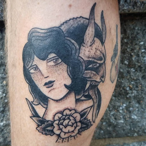 Explore soul eater tattoo ideas, creative tattoo ideas in Easley, available at Peach Pit Tattoo