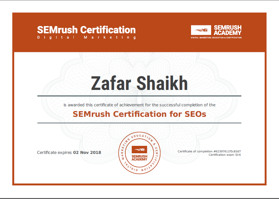 Zafar Shaikh - SEO & PPC Consultant