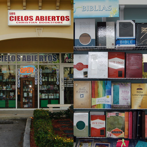Christian Book Store «Los Cielos Abiertos Christian Bookstore (Libreria Cristiana)», reviews and photos, 6610 Stirling Rd, Hollywood, FL 33024, USA