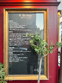 Menu / carte de Le Petit Marché à Paris