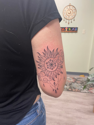 Explore lightning tattoo ideas, creative tattoo ideas in Buffalo, available at Vagabond Ink Tattoo Parlor