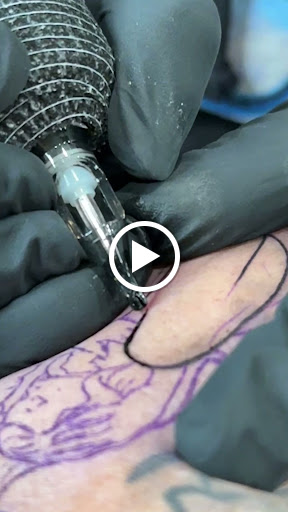 Explore elephant thigh tattoo ideas, creative tattoo ideas in Woodhaven, available at 94 Ink Tattoos