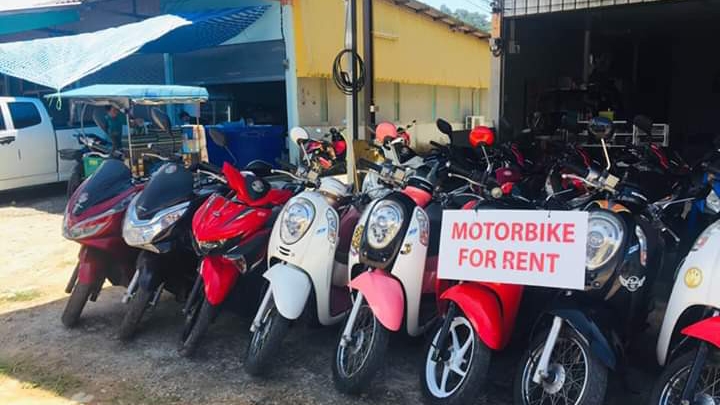 Nok Kai Motorbike & car for Rent