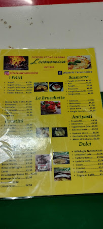 Pizzeria Pizzeria L'economica à Rome - menu / carte