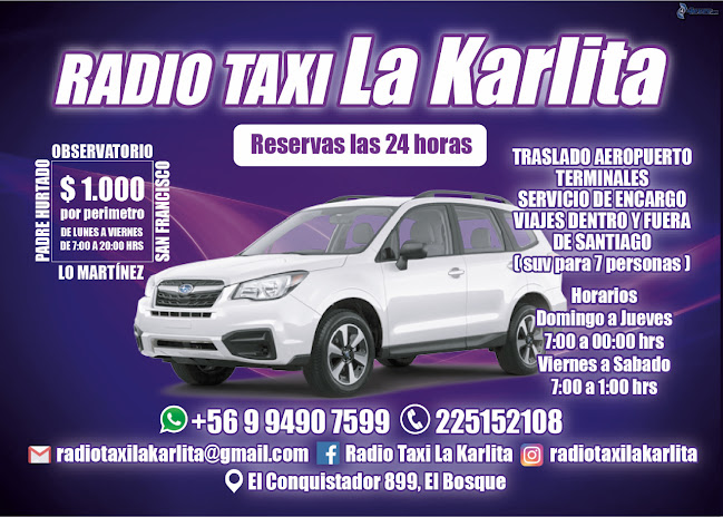 Comentarios y opiniones de Radio taxi la karlita