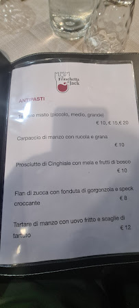 Restaurant La Fraschetta Di Jack o Mela Stregata à Vitorchiano (la carte)