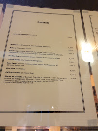 Carte du le B restaurant à Castanet-Tolosan
