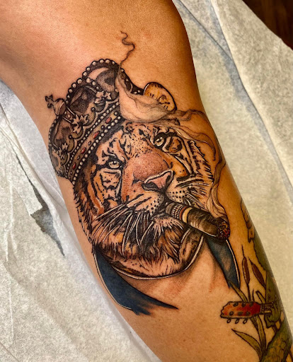 Explore adele tattoo ideas, creative tattoo ideas in Batavia, available at The Pretty Pin-Up Tattoo Parlor