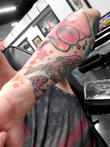 Explore sleeve ideas tattoo, creative tattoo ideas in Addison, available at Cat Tattoo