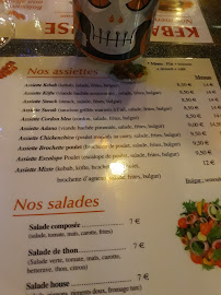 Menu / carte de my Kebab à Châteauneuf-sur-Isère