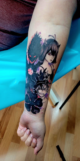 Explore magic tattoo ideas, creative tattoo ideas in Benton, available at Spectrum Tattoo