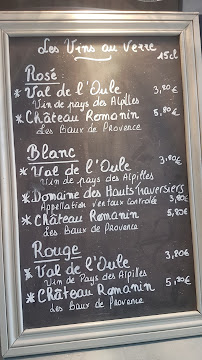 Restaurant français Bistrot De La Galine à Saint-Rémy-de-Provence (le menu)