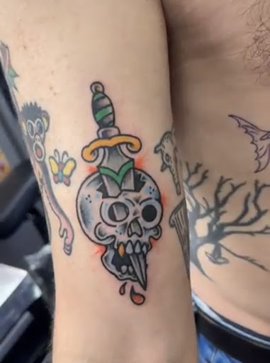 Explore small mens tattoo ideas, creative tattoo ideas in Baltimore, available at Rippd Canvas Tattoo Shop Artists Social Club