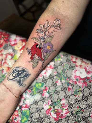 Explore tattoo word ideas for men, creative tattoo ideas in Lake Butler, available at Rustic Tattoo Studio