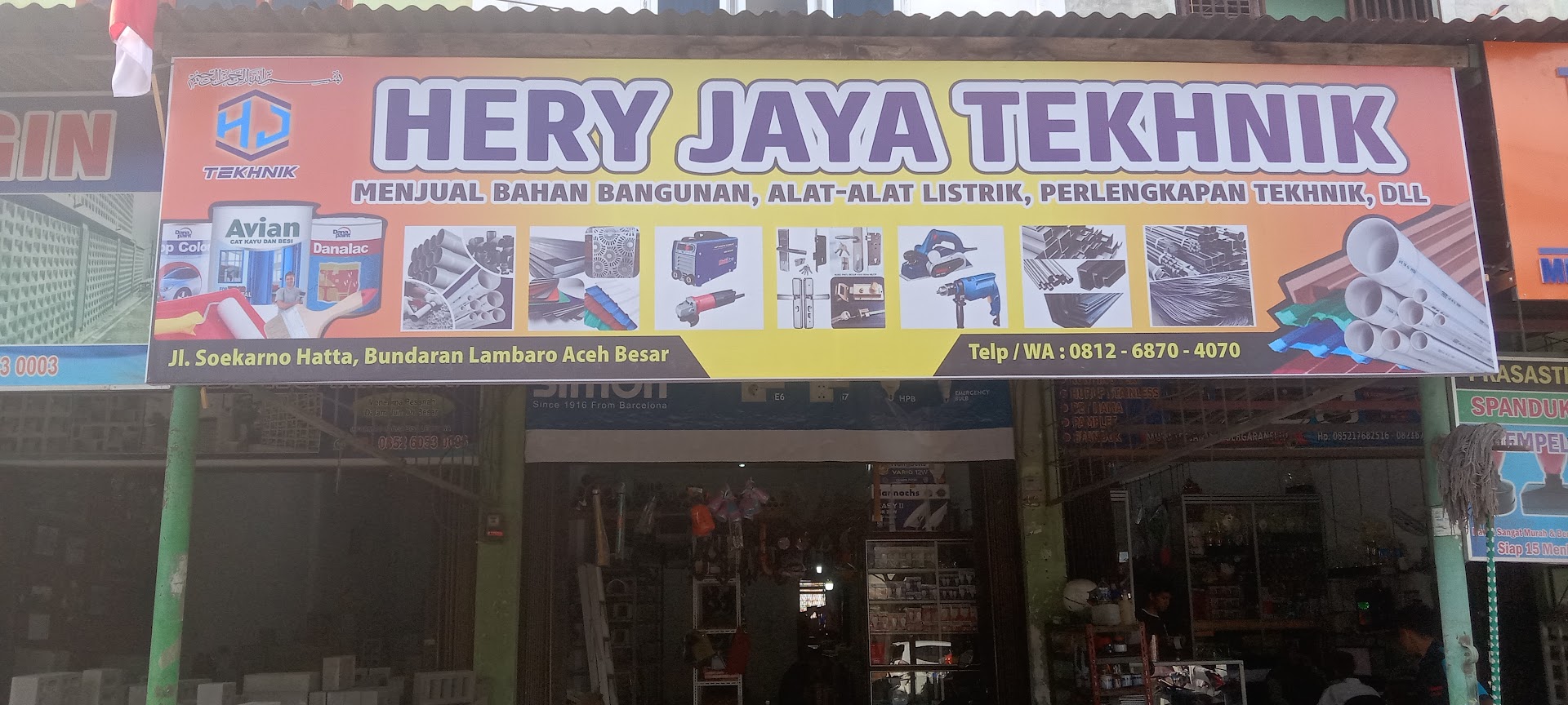 Toko Hery Jaya Tekhnik. Menjual Bahan Bangunan,cat Besi, Cat Tembok, Alat Listrik ,tekhnik Dll Photo