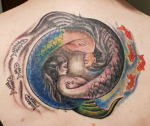 Explore calf tattoo ideas for females, creative tattoo ideas in Orlando, available at Hart & Huntington Tattoo Co. Orlando