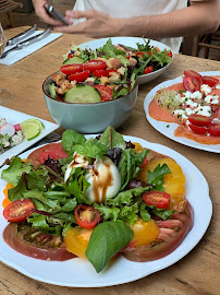 Salade caprese du Restaurant français Les Terrasses de La Roque à La Roque-Gageac - n°7
