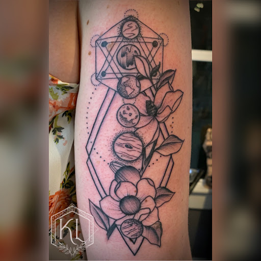 Explore saint michael tattoo ideas, creative tattoo ideas in Springboro, available at Eves Ink Tattoo and Permanent Makeup