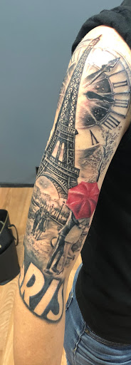 Explore thyroid tattoo ideas, creative tattoo ideas in Sarasota, available at SEVEN SINS Tattoo Studio