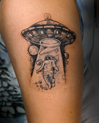 Explore chest tattoo ideas for females, creative tattoo ideas in Saint Petersburg, available at Phoebus Tattoos