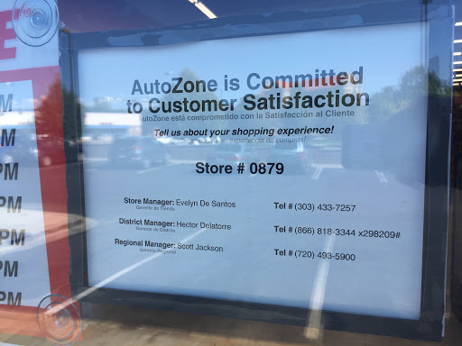 Auto Parts Store «AutoZone», reviews and photos, 2986 Speer Blvd #2, Denver, CO 80211, USA