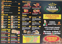 Menu du Villa pizza & kebab à Villa Carcina