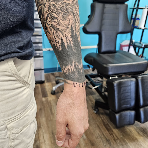 Explore prayer tattoo ideas, creative tattoo ideas in Traverse City, available at Pinups & Needles