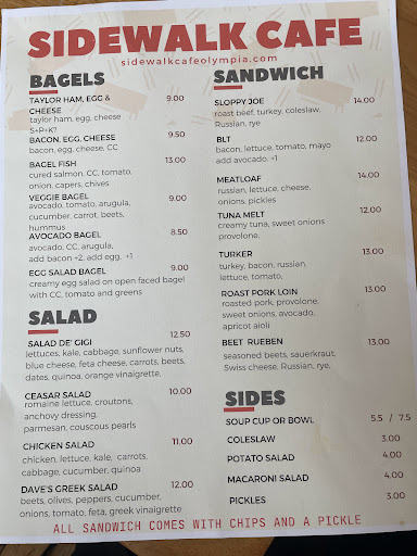 Cafe «Sidewalk Cafe», reviews and photos, 601 Capitol Way N, Olympia, WA 98501, USA