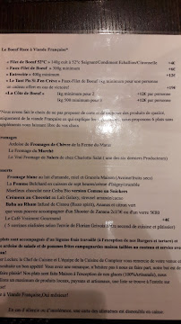 La Cuisine de Comptoir à Poitiers menu