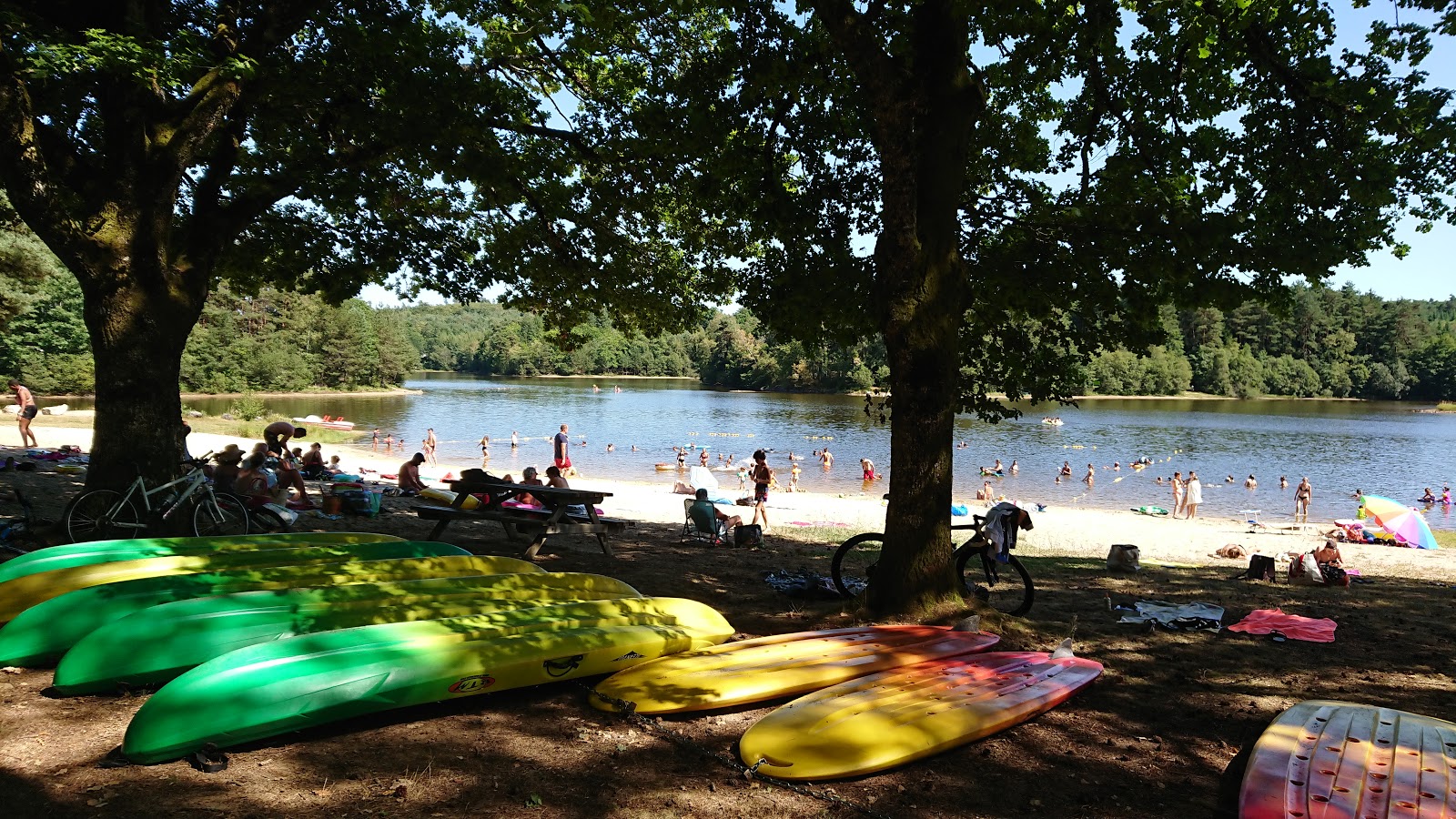 Plage du Lac de Feyt'in fotoğrafı çok temiz temizlik seviyesi ile