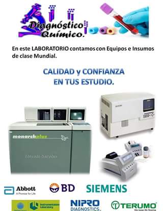 Laboratorio Clínico DIAGNÓSTICO QUÍMICO