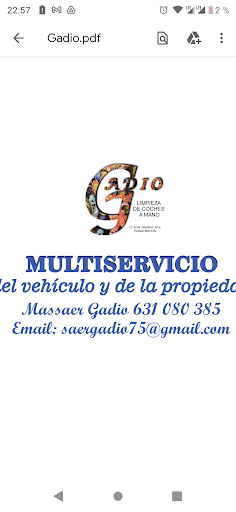 GADIOMULTISERVICIOS: Limpieza coches a mano y sturrage en Es Castell, Islas Baleares