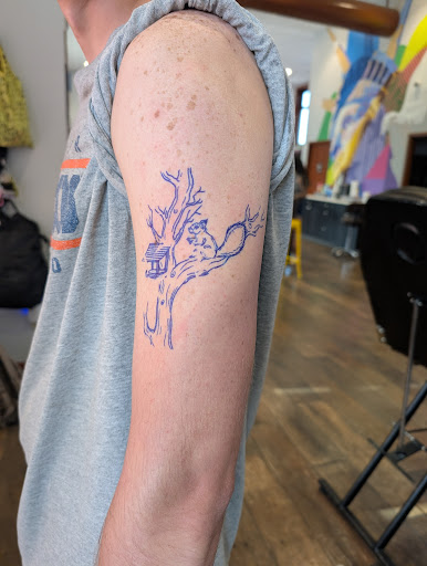 Explore floral arm sleeve tattoo ideas, creative tattoo ideas in Fountain, available at United Tattoo