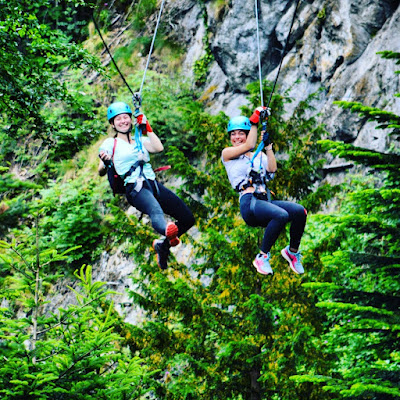 VIA FERRATA LES ALIAS TYROLIENNES à Cauterets
