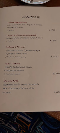 Stefenelli Desk à Aosta menu