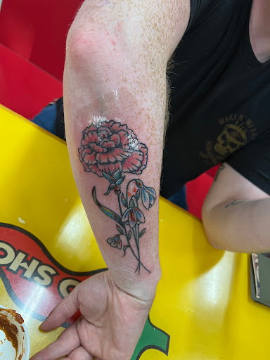 Explore son's name tattoo ideas, creative tattoo ideas in Saint Louis, available at All Star Tattoo