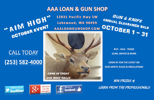 Pawn Shop «AAA Loan & Gun Shop Inc», reviews and photos, 12831 Pacific Hwy SW, Lakewood, WA 98499, USA
