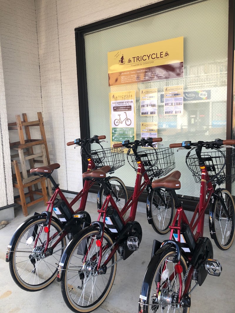 シェアサイクル(レンタサイクル) TRICYCLE powered by COGICOGI 唐樋町(からひまち・萩バスセンター側)ポート