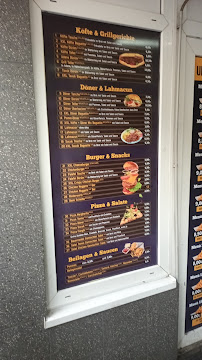 Kebab Medinem Kebaphaus à Aachen (le menu)