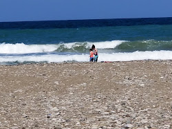 Karamam Koyu Plaji'in fotoğrafı geniş bir kıyı şeridi ile birlikte