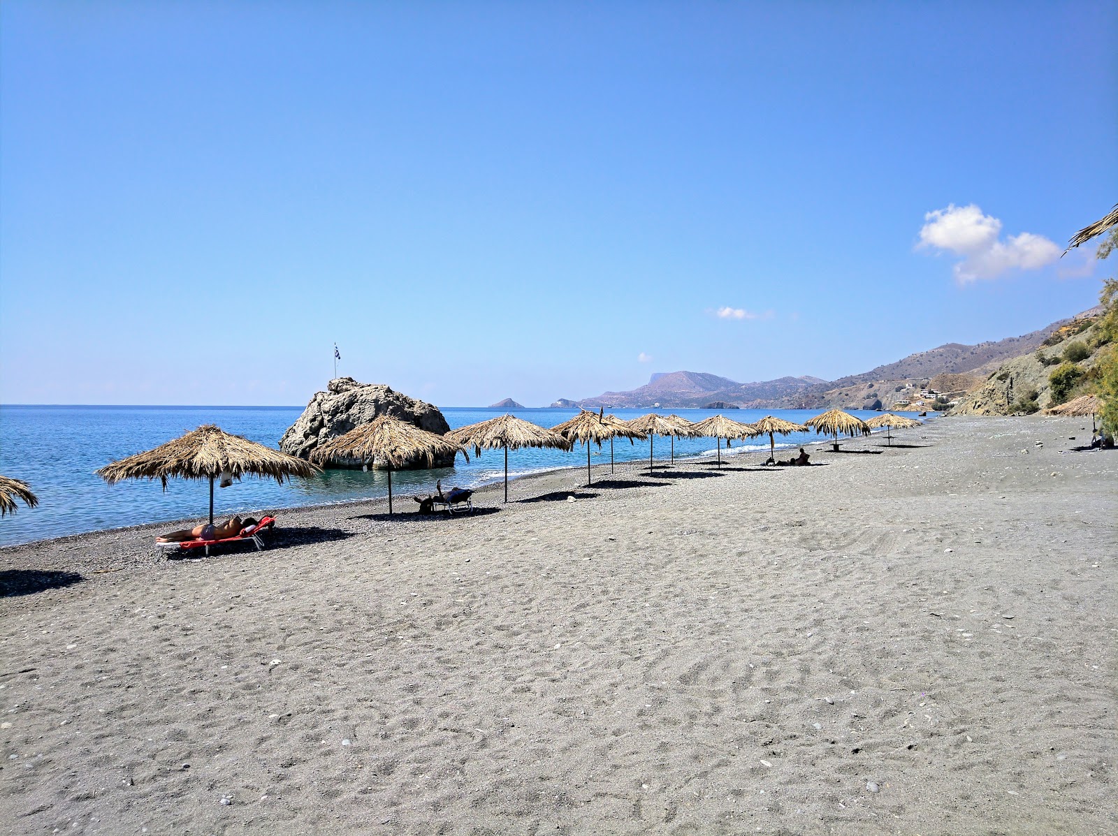 Psili Ammos beach的照片 具有非常干净级别的清洁度