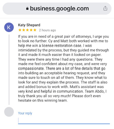 Lawyer «Abdo Law Firm», reviews and photos