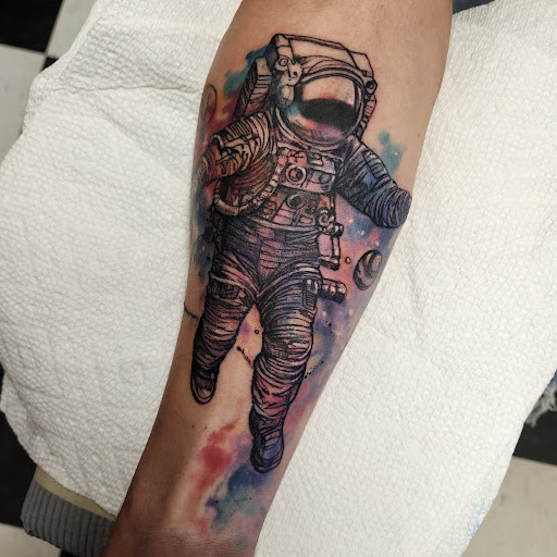 Explore cover up tattoo ideas for shoulder, creative tattoo ideas in Augusta, available at Mr. Tattoo