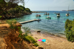 Platja de Mardavall'in fotoğrafı küçük koy ile birlikte
