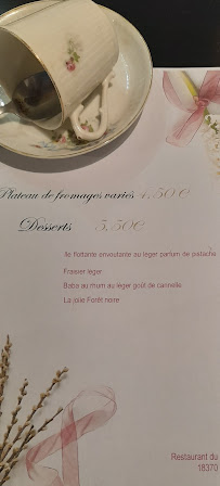 Bar / Restaurant / Chambre à la nuitee à 45e/Le Champ de Foire à Châteaumeillant à Châteaumeillant menu