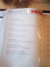 Restaurant italien Ristorante Pizzeria San Giovanni à Livigno (la carte)
