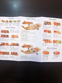 Restaurant japonais Hayaci à Vincennes - menu / carte